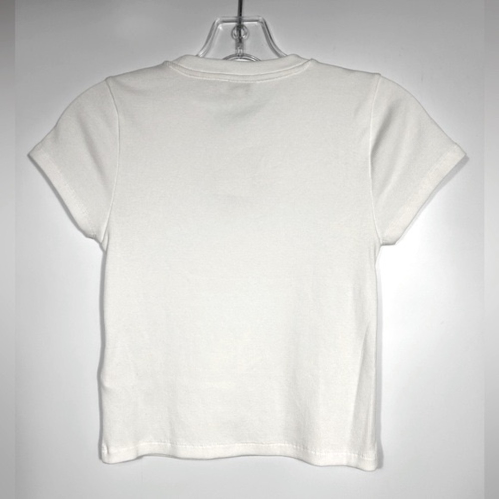 NEW J.Crew Factory Cropped Ribbed Tee - Picture 5 of 8